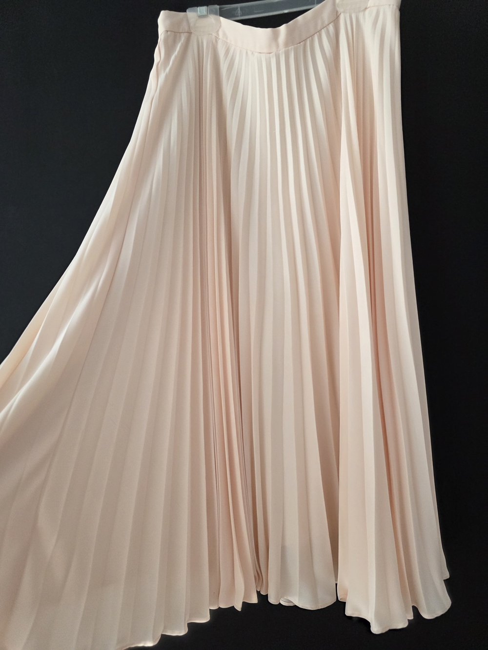 1. State Pleated Maxi Skirt in Blush